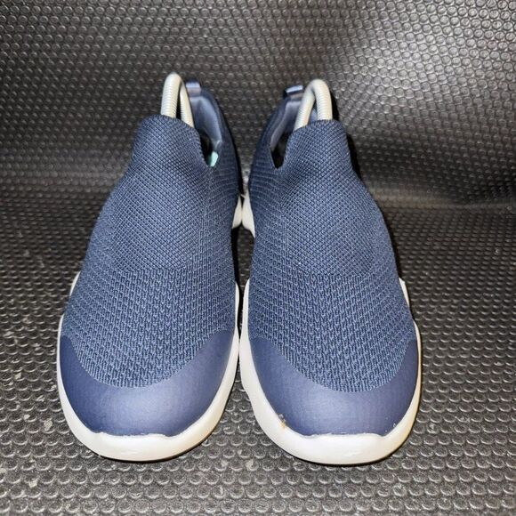 Skechers Go Walk Massage Fit Navy Blue Slip On Walking Shoes Womens Size 9.5 - Picture 2 of 8